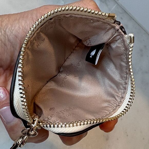 Kate Spade Pebbled Leather Key Chain Coin Purse - Picture 13 of 13